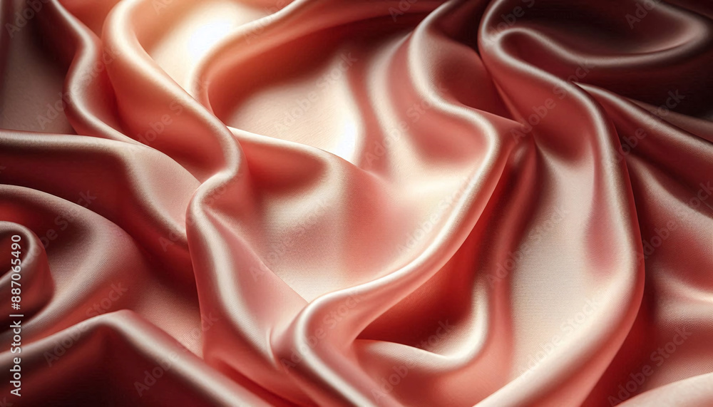 Obraz premium Pink silk background
