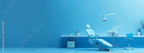 one color background for dental webpage.generative ai