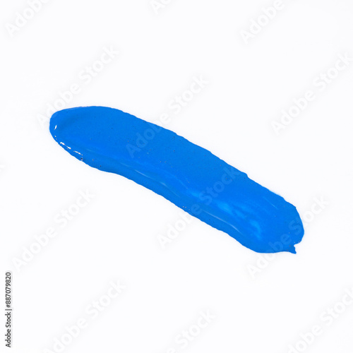 An elegant sample of a cosmetic swatch showcasing a rich shade and silky texture. Perfect for use in advertising campaigns, product catalogs, and sales presentations.