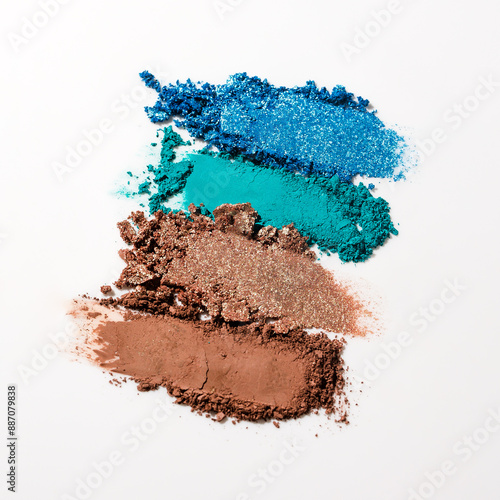 An elegant sample of a cosmetic swatch showcasing a rich shade and silky texture. Perfect for use in advertising campaigns, product catalogs, and sales presentations.