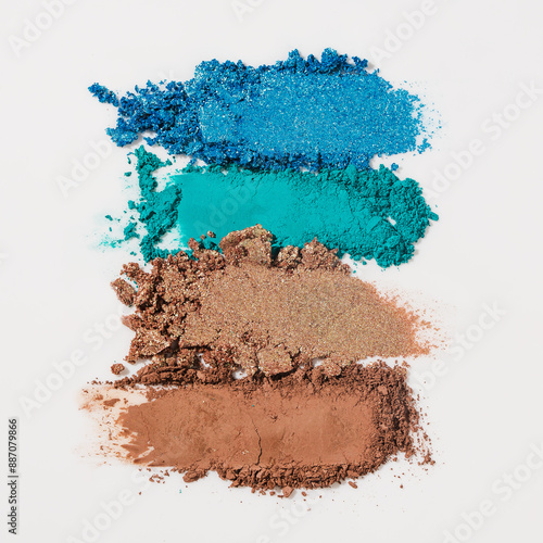 An elegant sample of a cosmetic swatch showcasing a rich shade and silky texture. Perfect for use in advertising campaigns, product catalogs, and sales presentations.
