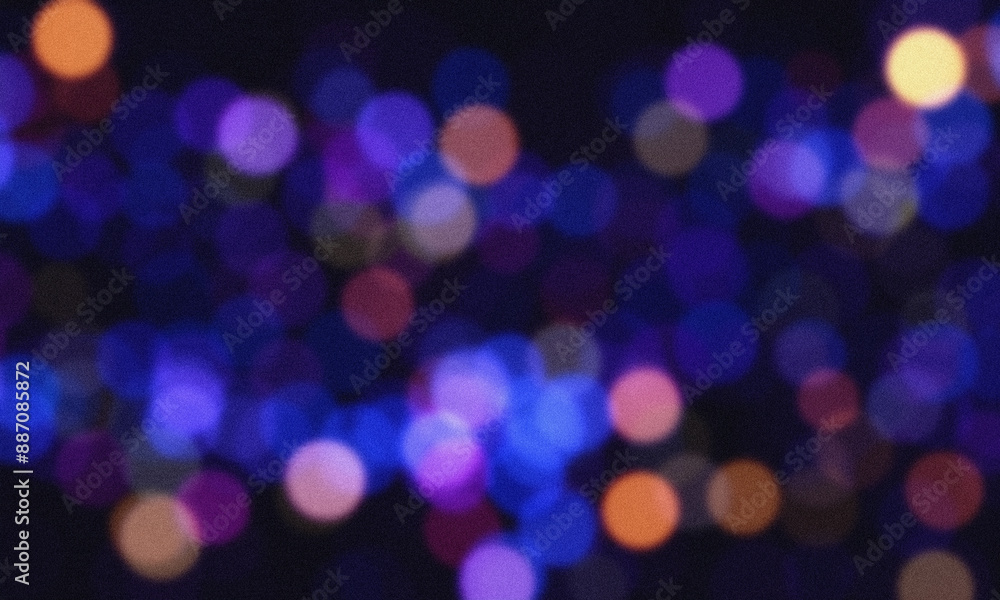 Abstract blurred lights creating a festive bokeh effect on a dark background Abstract blurred lights creating a festive bokeh effect on a dark background