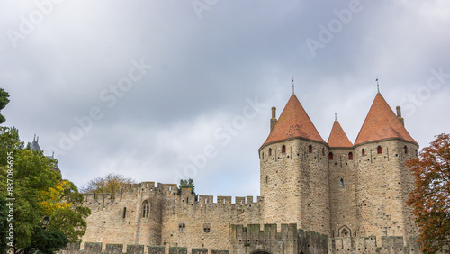 Castle of Carcassonne in France