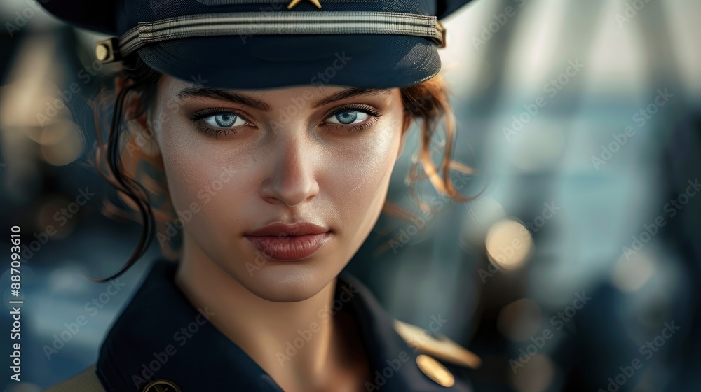 Focus and dedication got her far, declares a determined woman in a navy outfit Focus and dedication got her far, declares a determined woman in a navy outfit