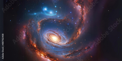 A GALAXY INSIDE THE SINGULARITY...generative ai,