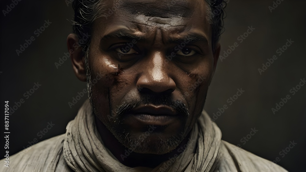 Unhappy man Face closeup, closeup portraits, straight into the camera Unhappy man Face closeup, closeup portraits, straight into the camera