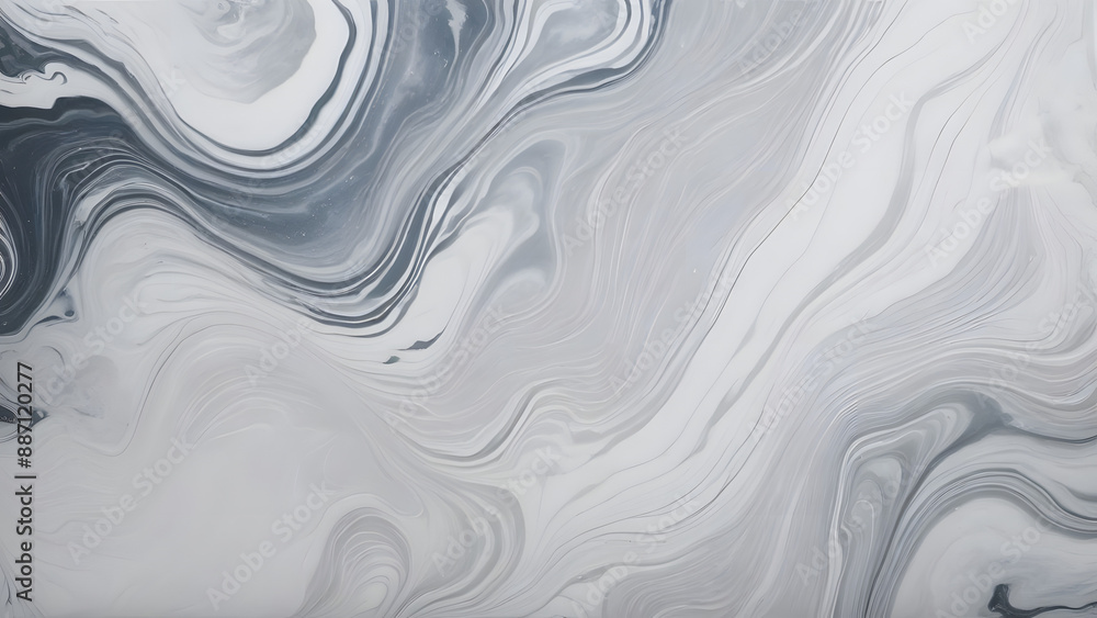 Abstract white marbled ink background Abstract white marbled ink background