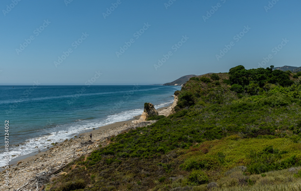 Scenic Gaviota Coastal Area vista west of Santa Barbara, Southern California Scenic Gaviota Coastal Area vista west of Santa Barbara, Southern California
