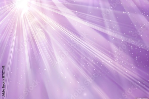 : A soft starburst on a lavender background, with gentle beams of light creating a soothing visual, hd quality, natural look