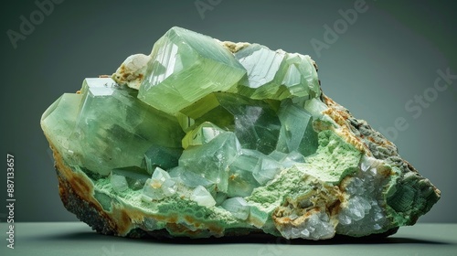 Nephrite Specimen Variety of Amphibole Minerals photo