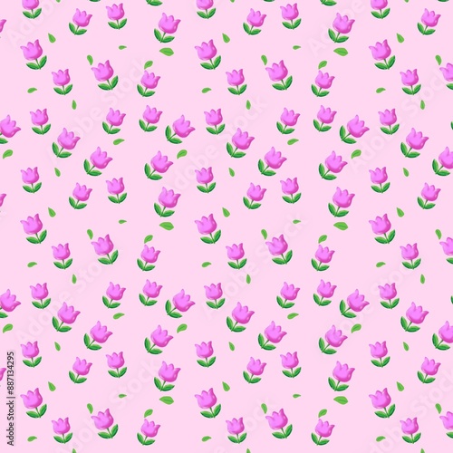 seamless pattern with hearts