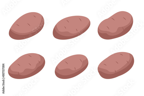 Isometric Potatoes are starchy root vegetables that provide essential nutrients like fibre and potassium. Used in various dishes worldwide and are known for their energy-boosting properties