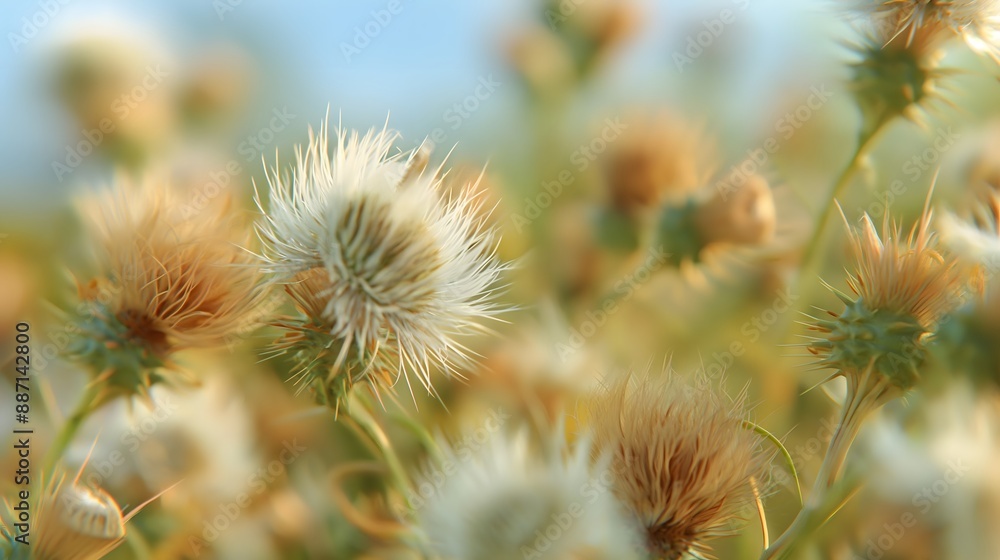 3. Close-up of milk thistle seeds with a focus on their texture and color, against a natural backdrop 3. Close-up of milk thistle seeds with a focus on their texture and color, against a natural backdrop