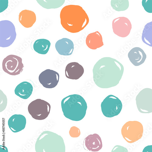 Retro vintage 80s or 90s fashion style abstract seamless pattern background. ...