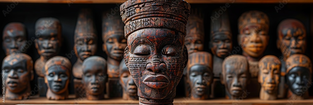 Fototapeta premium African American culture showcasing historical artifacts cultural values