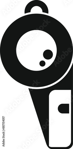 Electronic dog training collar icon in simple style on a white background