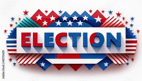 American Election Graphic Design Illustration