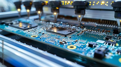 Electronic Print Circuit board Embedded Systems Embedded system development with a PCB integrated into a device