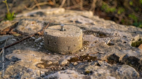 Earth Rod connection point Used for lightning protection Concrete cover