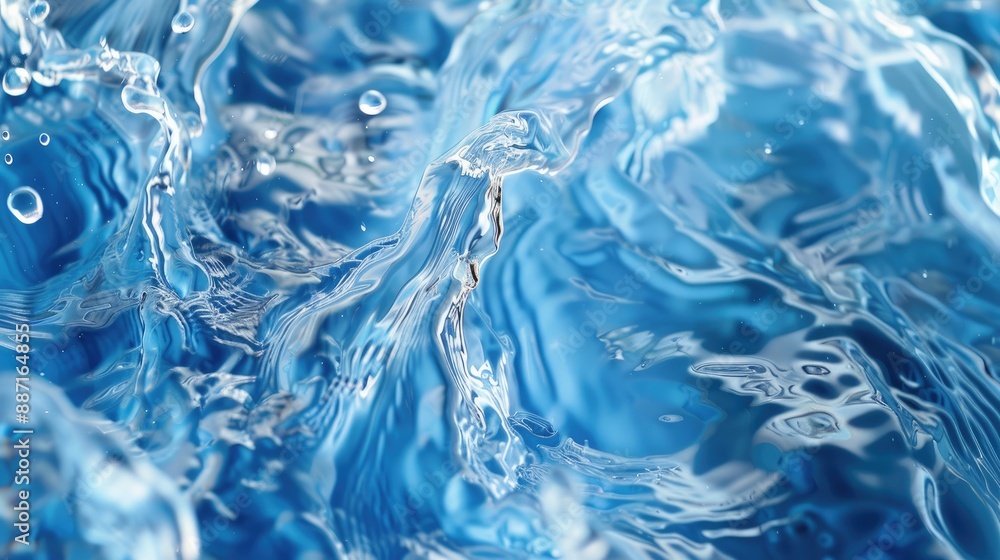 Background of water flow Background of water flow
