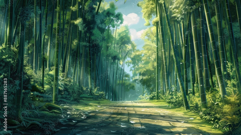 Obraz premium Bamboo grove