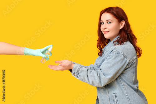 Beautiful young happy woman...