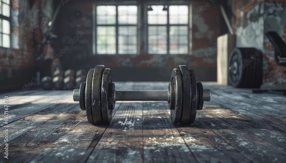 Motivational Fitness Inspiration Dumbbells in a Rustic Gym Setting Achieve Your Fitness Goals with Strength Training Find Inspiration to Push Your Limits and Stay Committed to Your Workout Routine Motivational Fitness Inspiration Dumbbells in a Rustic Gym Setting Achieve Your Fitness Goals with Strength Training Find Inspiration to Push Your Limits and Stay Committed to Your Workout Routine
