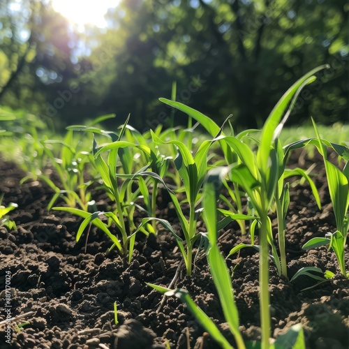 Green manuring increases the content of organic matter in soil