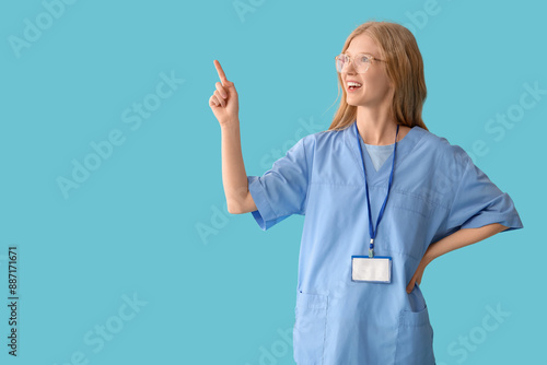 Female happy medical assist...
