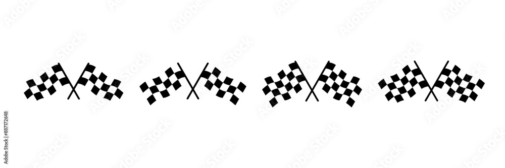 Race flag icon vector isolated on white background. Competition sport flag line vector icon. Racing flag. Start finish flag. Checkered. Start Race flag icon vector isolated on white background. Competition sport flag line vector icon. Racing flag. Start finish flag. Checkered. Start