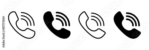 Call icon vector isolated on white background. Phone icon vector. mobile phone. telephone icon