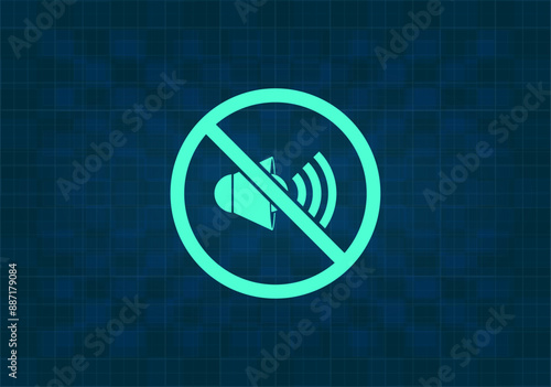 vector illustration on blue background