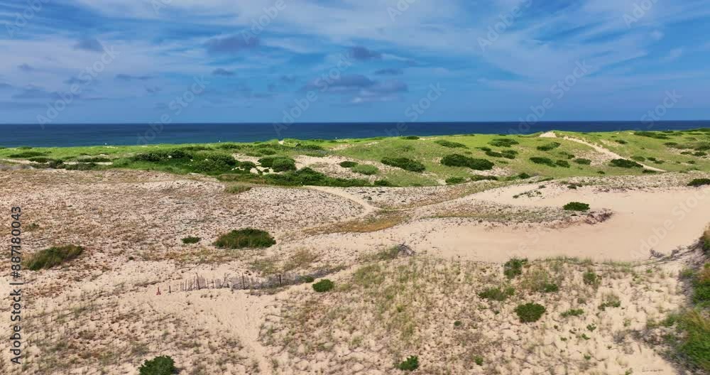 Cape Cod Historic Dune Shacks Aerial Drone Cape Cod Historic Dune Shacks Aerial Drone