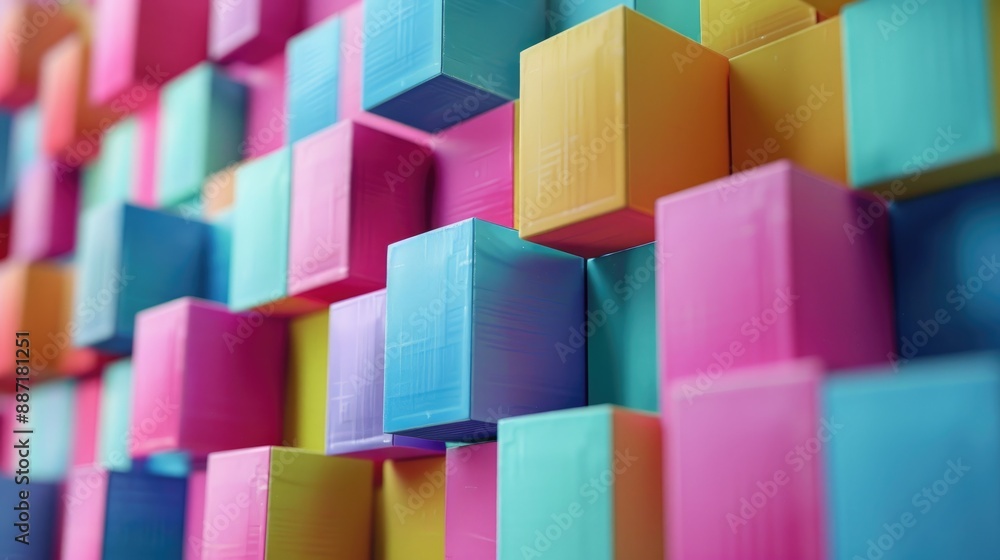 Present for you Cubic word with backdrop Present for you Cubic word with backdrop