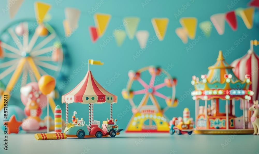 Miniature Carnival Fun. Miniature Carnival Fun.