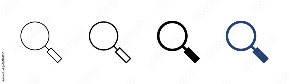 Search icon set. search magnifying glass icon Search icon set. search magnifying glass icon