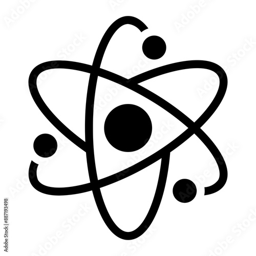 atom glyph icon