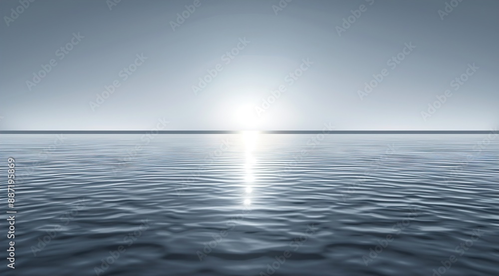 Obraz premium blue sky with clouds and sun 