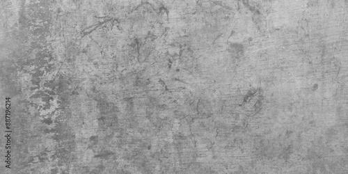 Abstract Dark black stone wall grunge aged rough texture background. Dark cement wall in retro concept. Wall full of scratches. Grungy cement texture for background, Scary dark wall. Black wall.