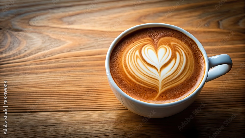 Artistic latte pour with heart design , latte art, coffee, barista, espresso, milk, foam, cappuccino, latte design Artistic latte pour with heart design , latte art, coffee, barista, espresso, milk, foam, cappuccino, latte design