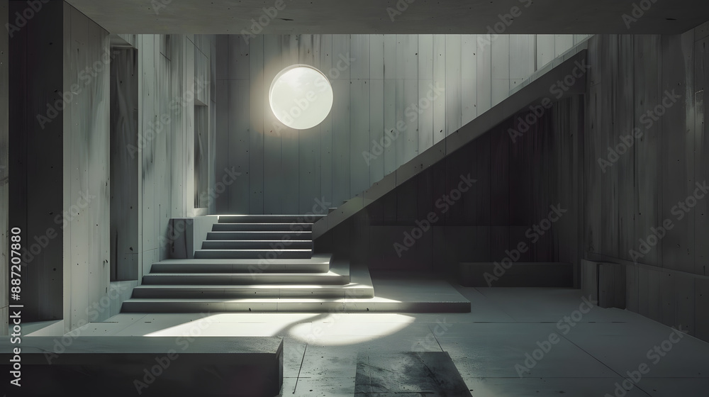 Obraz premium Minimalist realistic setup