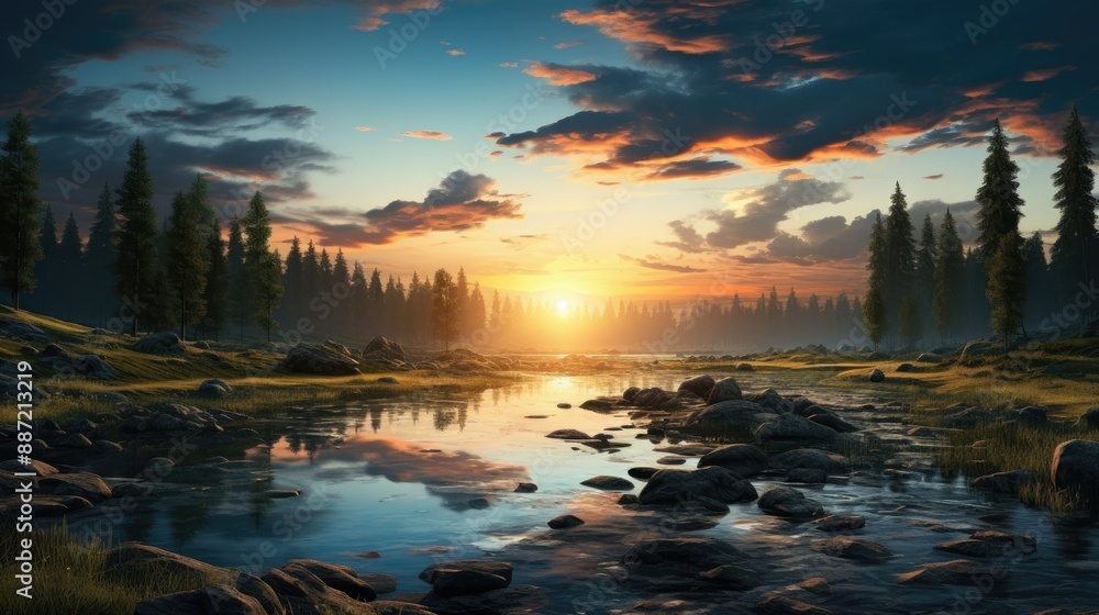 beautiful nature landscape panoramic photo beautiful nature landscape panoramic photo