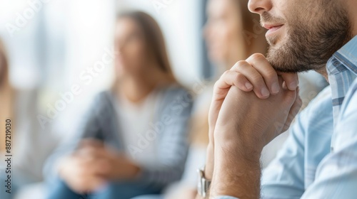 Relationship counselor s talk, imparting knowledge on healthy relationships, informative session