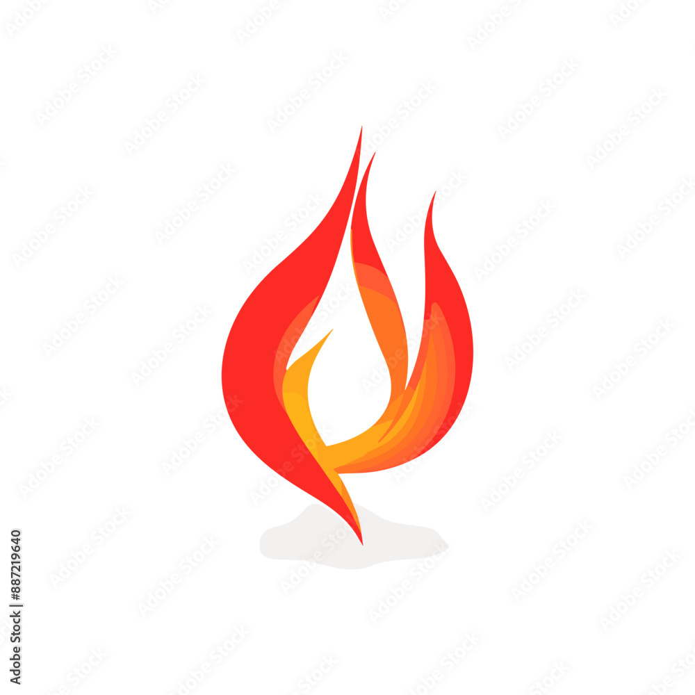Minimalist logo white background fire style Motivation royalty Minimalist logo white background fire style Motivation royalty