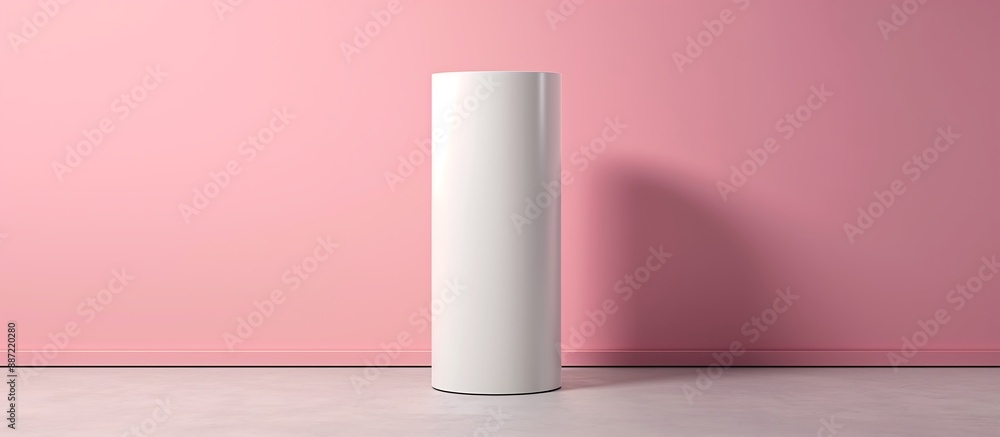 minimalist White Pedestal with Light Pink Wall A minimalist white pedestal against a light pink wall, with a clean floor and soft, natural shadows for a chic product presentation. minimalist White Pedestal with Light Pink Wall A minimalist white pedestal against a light pink wall, with a clean floor and soft, natural shadows for a chic product presentation.