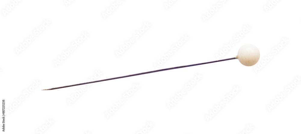 bounce needle on white background isolated bounce needle on white background isolated
