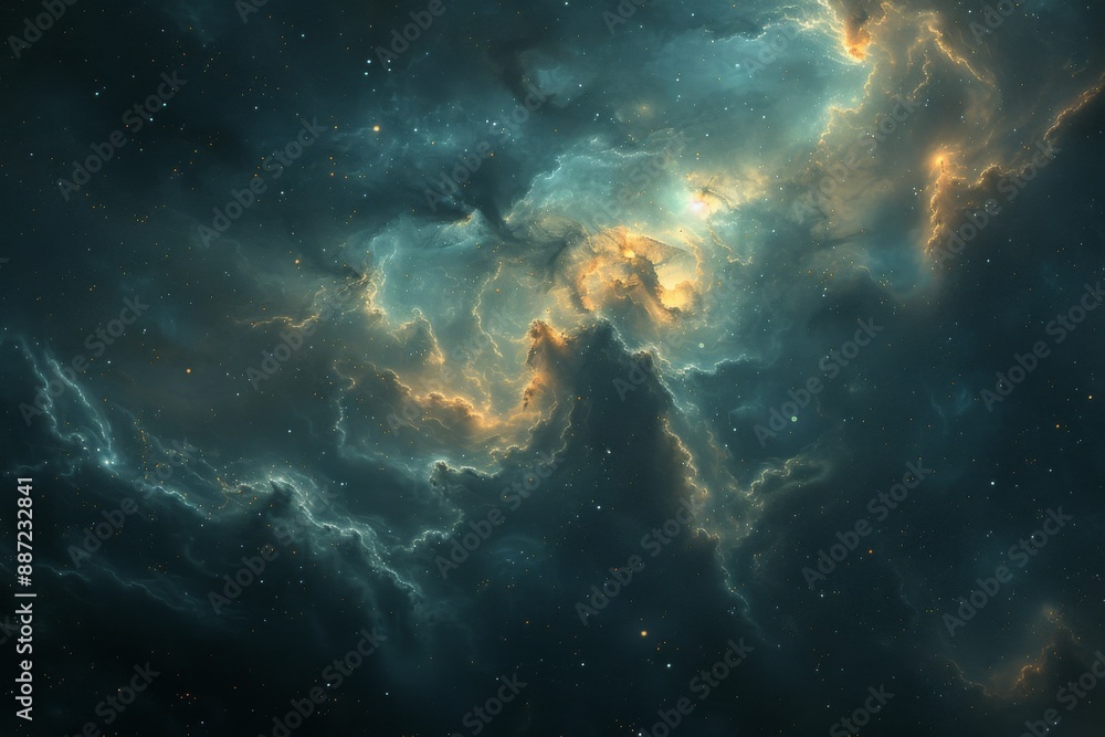 Majestic Nebula: Expansive beauty in the tranquil realm of the cosmos, showcasing the grandeur and stillness of the astral world. Majestic Nebula: Expansive beauty in the tranquil realm of the cosmos, showcasing the grandeur and stillness of the astral world.