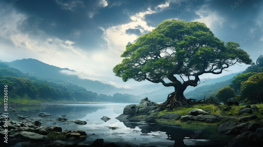 beautiful nature landscape panoramic photo beautiful nature landscape panoramic photo