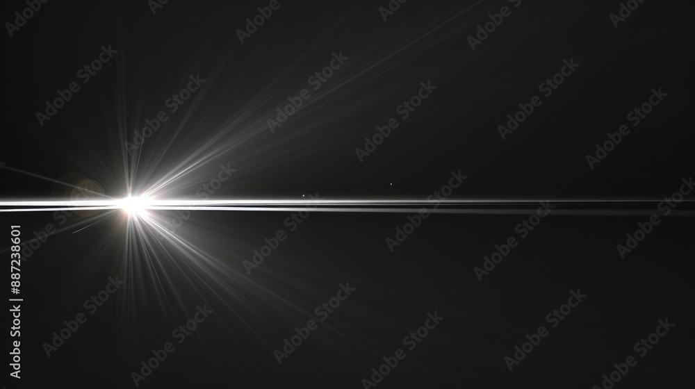A bright light is shining on a dark background A bright light is shining on a dark background