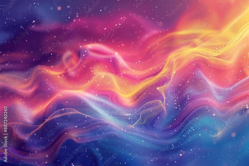 Colorful Retro Groove. Abstract geometric shapes and vibrant colors concept Colorful Retro Groove. Abstract geometric shapes and vibrant colors concept